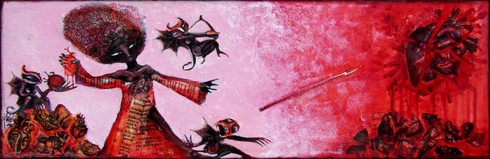 "Let’s Break Some Hearts" by artist Patricia Krebs