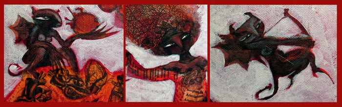 "Let’s Break Some Hearts" by artist Patricia Krebs