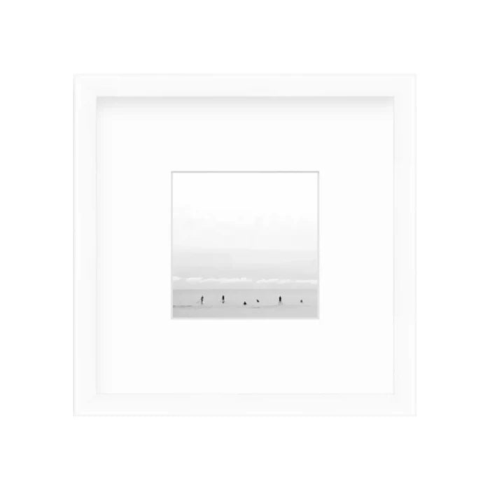 "Lineup Shelfie" Shelfie framed coastal print by Lauren Marttila