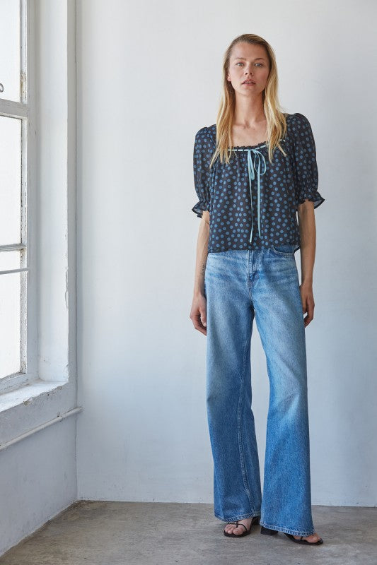 London Night Dotted Top