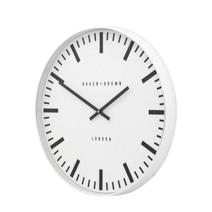 Longstone Clock Chrome 50cm