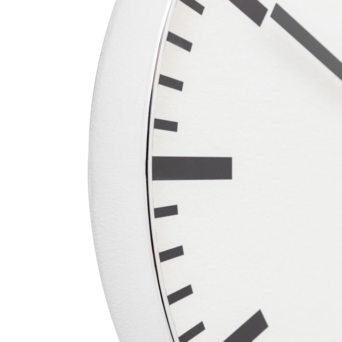 Longstone Clock Chrome 50cm