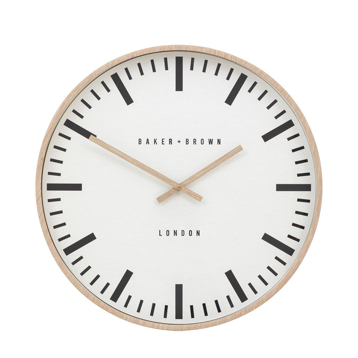 Longstone Clock Oak 50cm