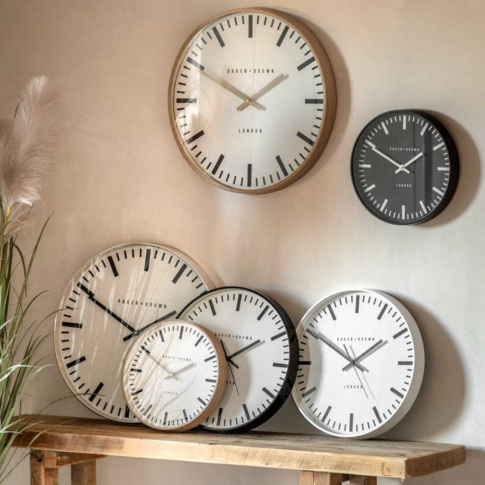 Longstone Clock Oak 50cm