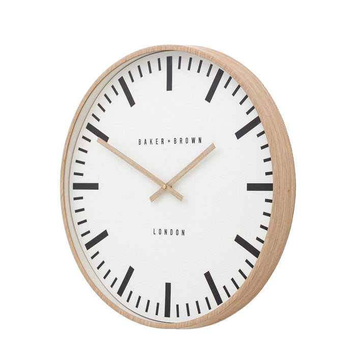 Longstone Clock Oak 50cm