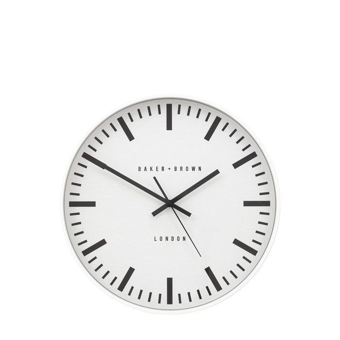 Longstone Clock White 40cm