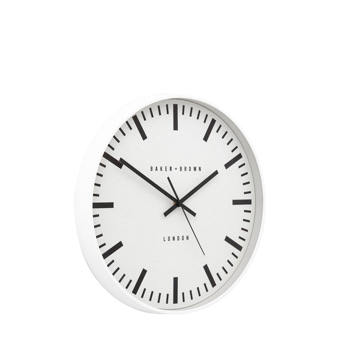 Longstone Clock White 40cm