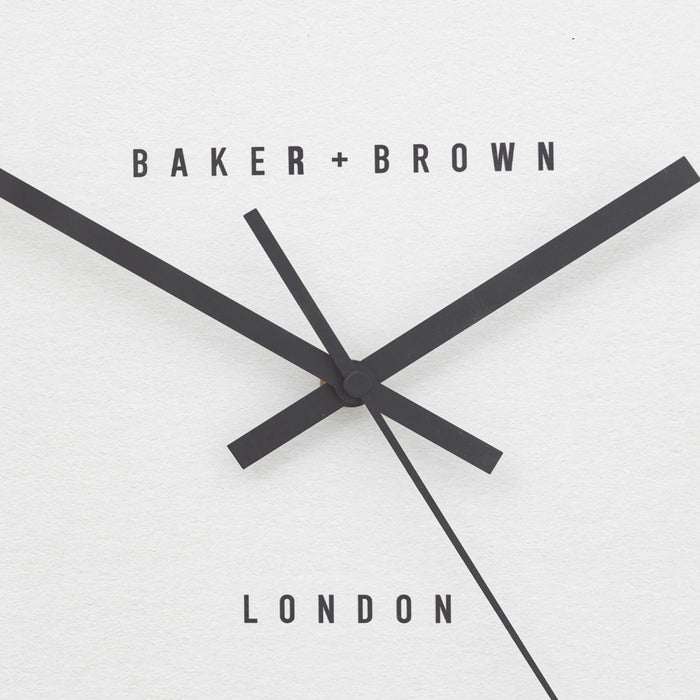 Longstone Clock White 40cm