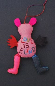 "LOVE IS BLIND" by artist Ulla Anobile