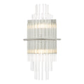 Lukas 2 Light Wall Light Polished Chrome Glass<br>Polished Chrome