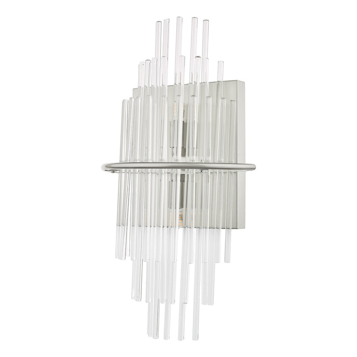 Lukas 2 Light Wall Light Polished Chrome Glass<br>Polished Chrome
