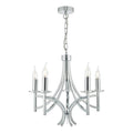 Lyon 5lt Pendant Polished Chrome & Crystal<br>Polished Chrome