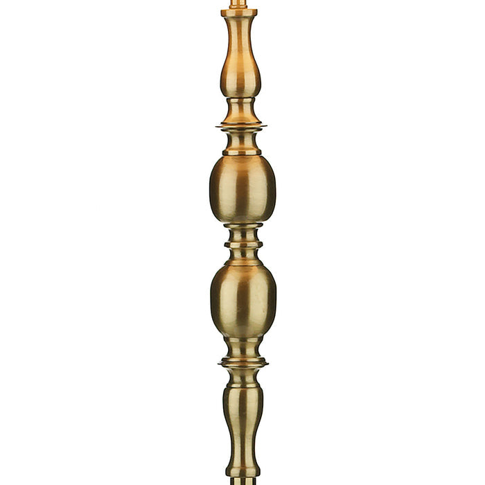 Madrid Floor Lamp Antique Brass With Shade Antique Brass