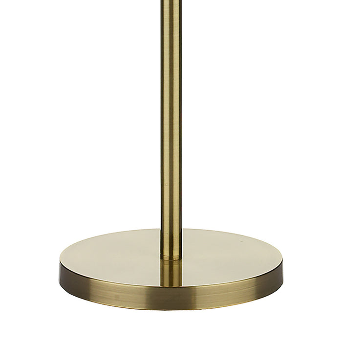 Madrid Floor Lamp Antique Brass With Shade Antique Brass