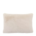 Maple Faux Fur Cushion Oatmeal - Feather Filled