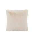Maple Faux Fur Cushion Oatmeal - Feather Filled
