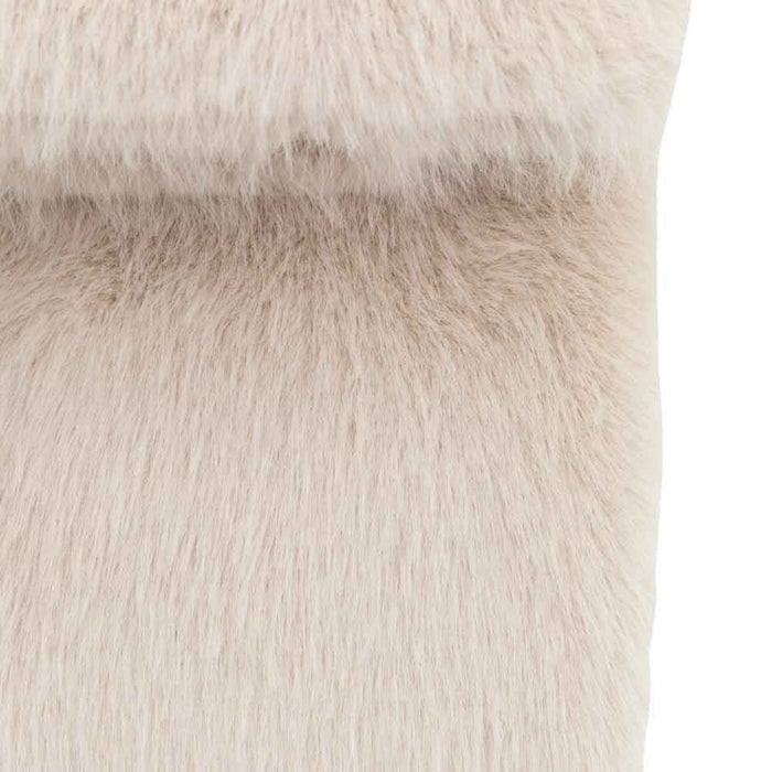 Maple Faux Fur Throw Large Oatmeal