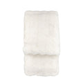 Marshmallow Rabbit Faux Fur Throw Crm