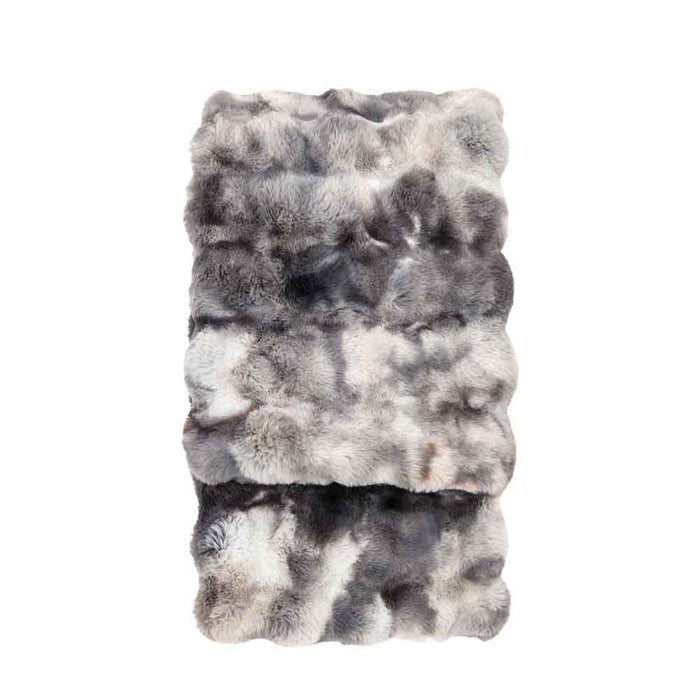 Marshmallow Rabbit Faux Fur Throw