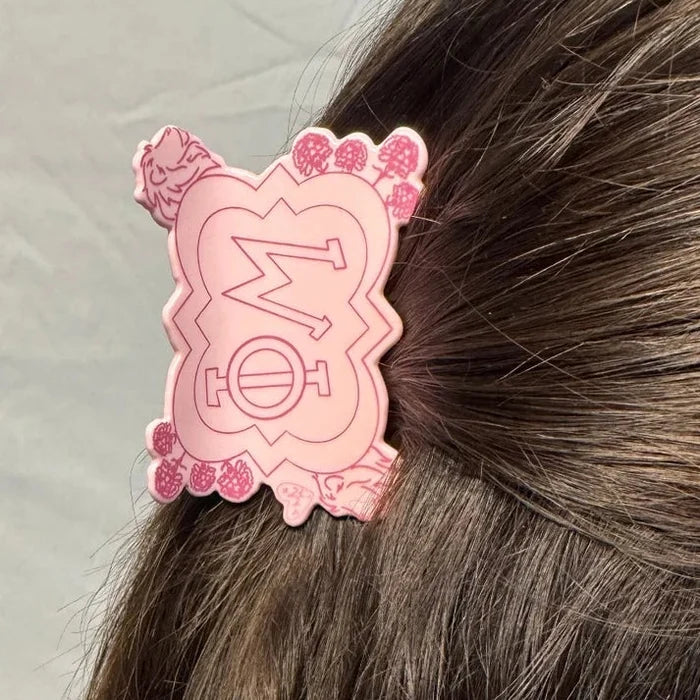 Mascot Hair Clip- Phi Mu