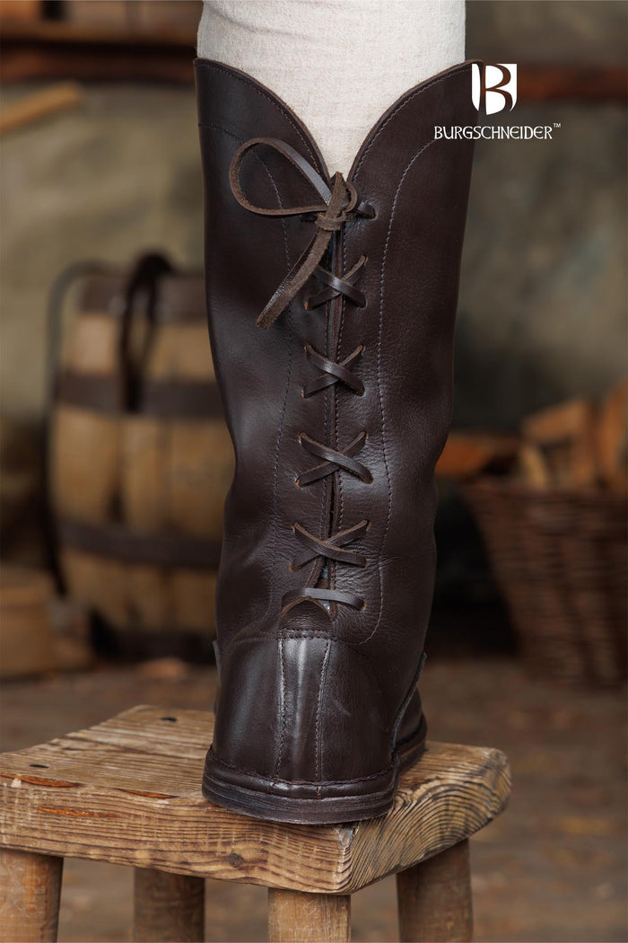 Medieval Boots Emmerich Dark Brown-GoblinSmith