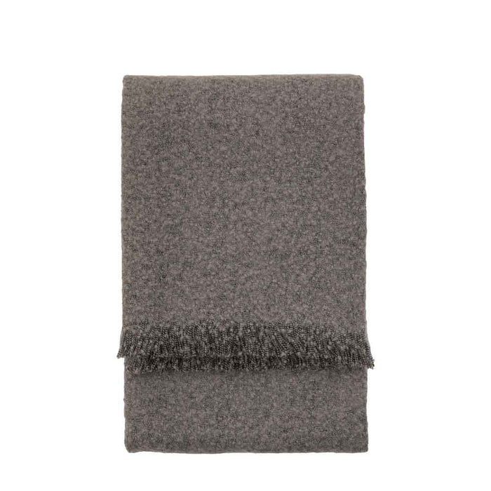 Melange Acrylic Throw Dark Grey