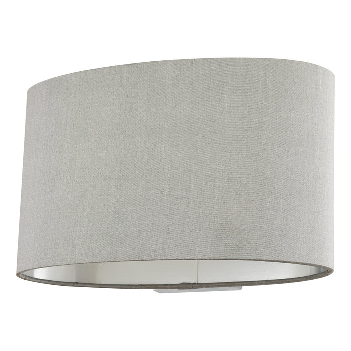 Melody Wall Light With Oval Grey Shade <br>Grey