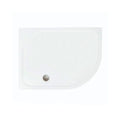 Merlyn Mstone 900x760mm Offset Quadrant Shower Tray - Right Hand - D976QR