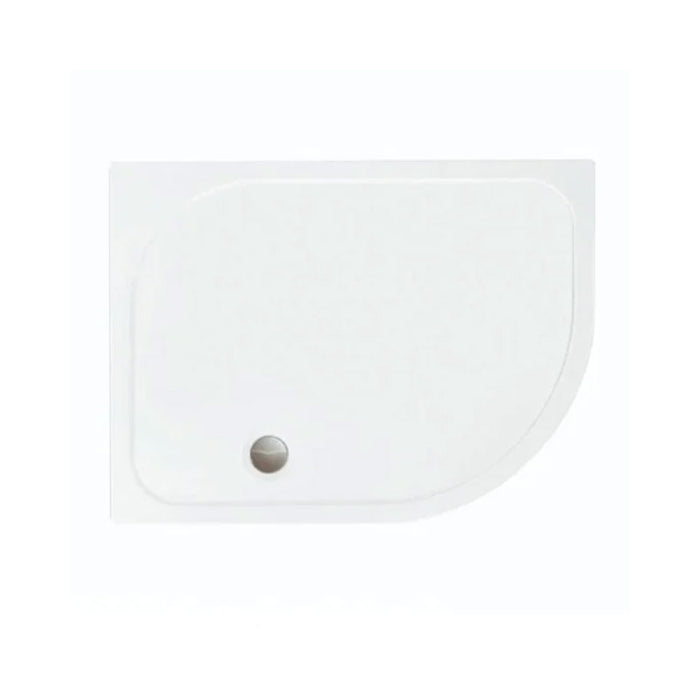 Merlyn Mstone 900x760mm Offset Quadrant Shower Tray - Right Hand - D976QR