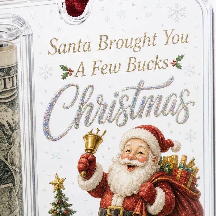 MerryNest – Clear Compartment Christmas Money Ornament