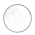 Milton Large Round Mirror Black