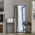 Milton Leaner Mirror Black