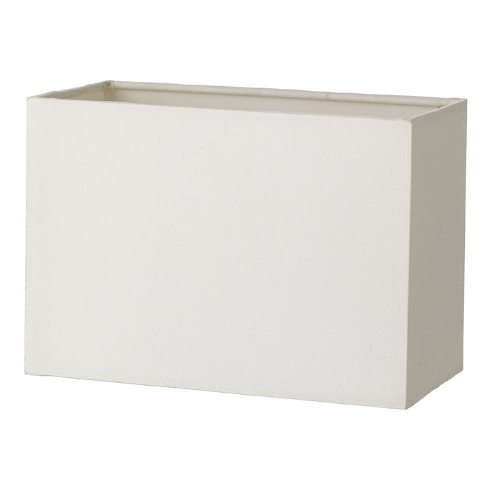Modena Ivory Cotton Rectangle Shade 20cm<br>Ivory