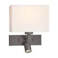 Modena Wall Light With LED In Bronze (Bracket Only)<br>Brushed Bronze