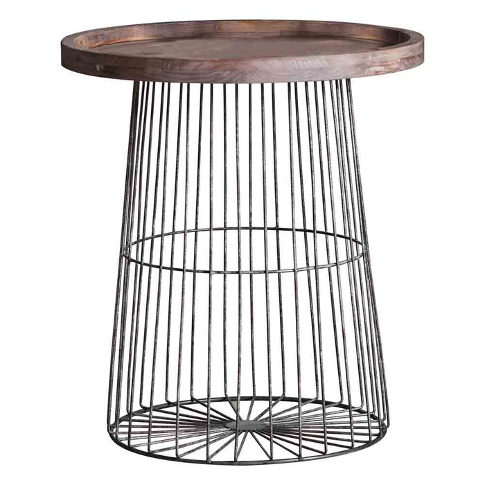 Modica Side Table Grey / Natural