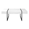 Montblanc White Marble Effect Coffee Table