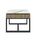 Monza White Ceramic Side Table