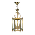 Moorgate Hexagonal Hall Lantern Dual Mount Polished Brass<br>Polished Brass