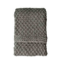 Moss Chunky Knitted Throw Grey