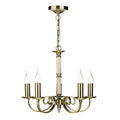 Murray 5 Light Dual Mount Pendant Antique Brass<br>Antique Brass