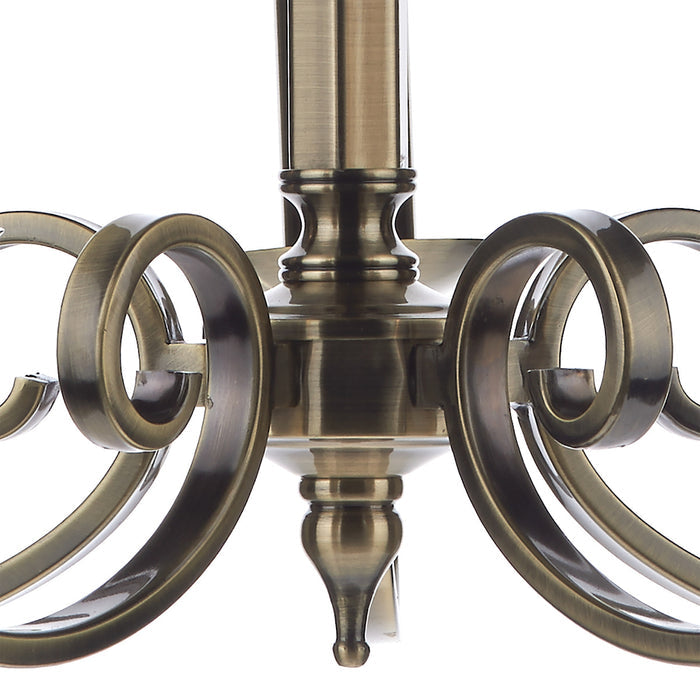 Murray 5 Light Dual Mount Pendant Antique Brass<br>Antique Brass