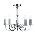 Murray 5 Light Dual Mount Pendant Polished Chrome<br>Polished Chrome