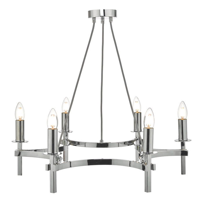 Nacala 6 Light Pendant Polished Chrome<br>Polished Chrome