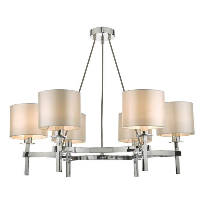 Nacala 6 Light Pendant Polished Chrome<br>Polished Chrome