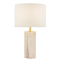 Nalani Table Lamp Pink Marble Effect With Shade <br>Marble Effect