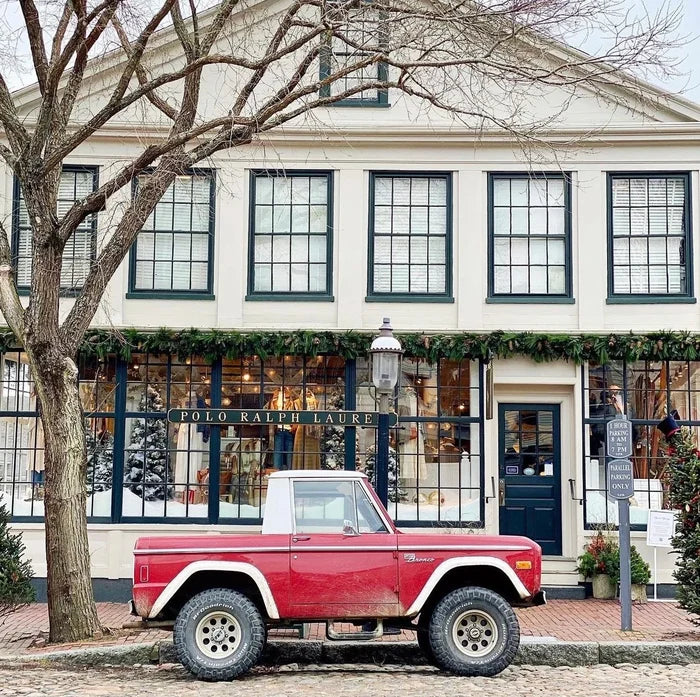 "Nantucket Sleigh Ride Shelfie" Shelfie framed coastal print by Lauren Marttila