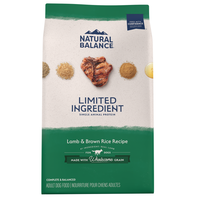 Natural Balance Limited Ingredient Diets Lamb & Brown Rice Recipe Dry Dog Formula