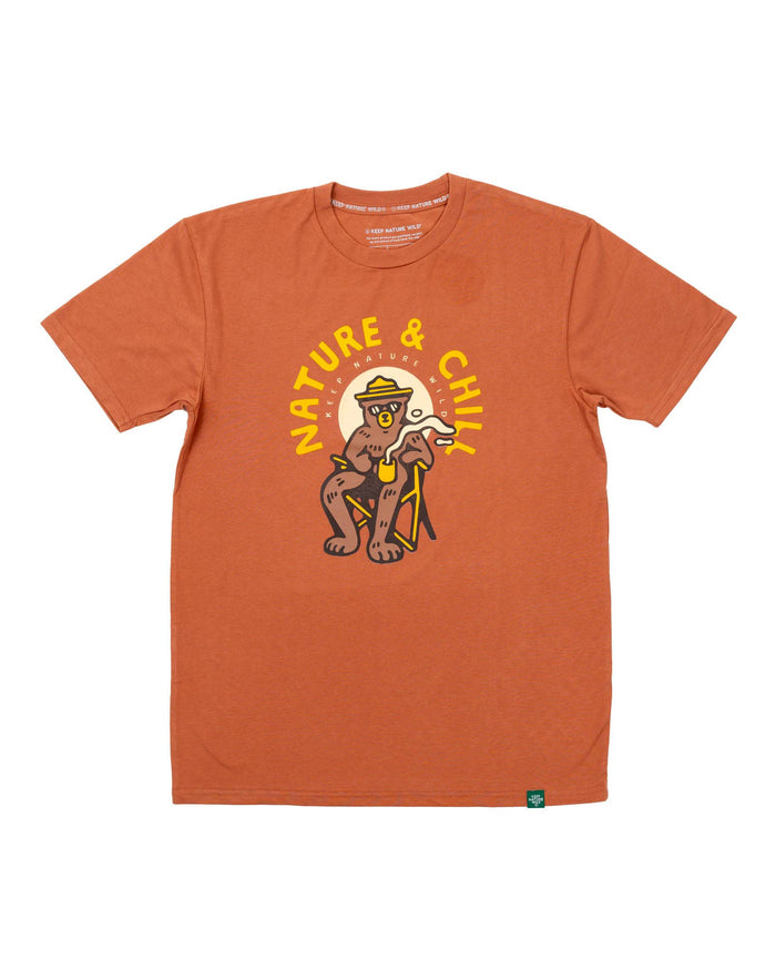 Nature and Chill Unisex Tee - Redwood