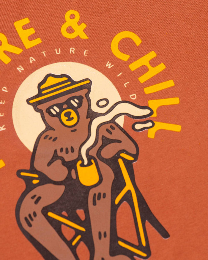 Nature and Chill Unisex Tee - Redwood