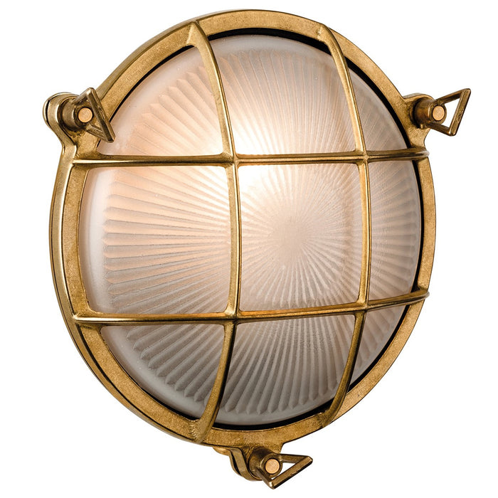 Nautic Exterior Brass Wall/Ceiling Light